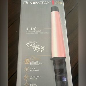 Remington Pro Ceramic Curling Wand 1”- 1.5”